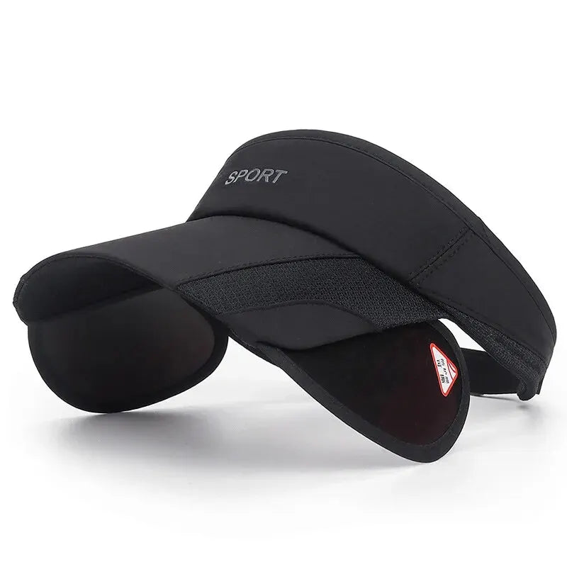 Summer Outdoor Visor Cap Unisex – Wide Brim Sun Protection Sports Hat