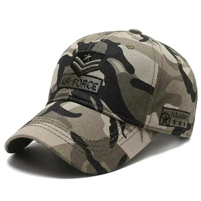 Men’s Korean Casual Baseball Cap – Camouflage Sun Hat Four Seasons