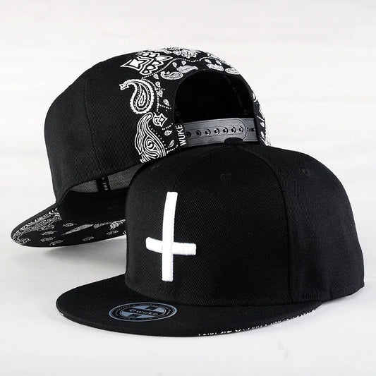 Snapback Ten Times Embroidery Baseball Cap Adjustable Street Dance Hat