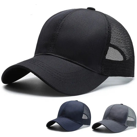 Korean Style Mesh Baseball Cap Men – Breathable Outdoor Summer Visor Hat