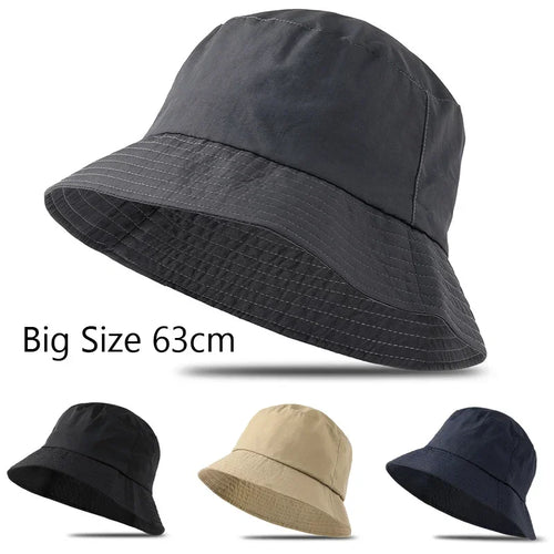Waterproof XL 62cm Sun Bucket Hat Men Women UV Protection Outdoor Summer Cap