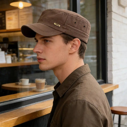 Anti-UV Fishing Hat Cotton Retro Outdoor Sunscreen Casual Baseball Cap