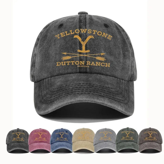 YELLOWSTONE Dutton Ranch Snapback Baseball Cap Unisex Sun Sport Hat