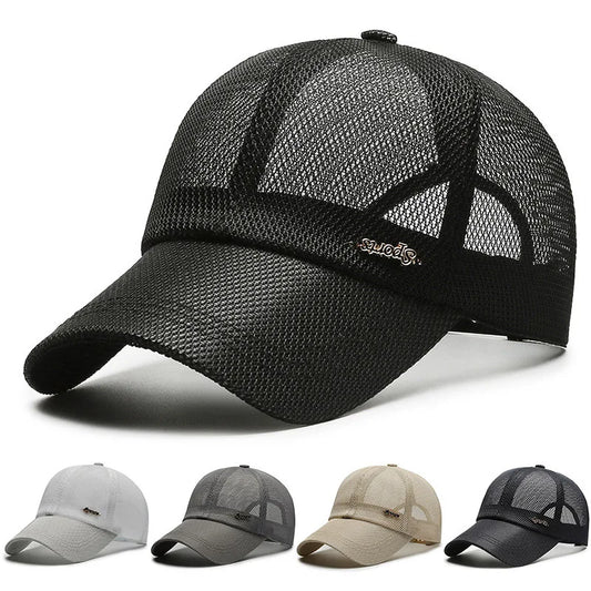 Canada Summer For Men Letter Mesh Baseball Cap Sports Sun Visor Breathable Snapback Hat