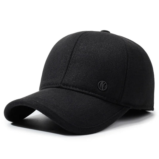 Autumn and Winter Warm Baseball Cap with Ear Protection for Middle-Aged and Elderly