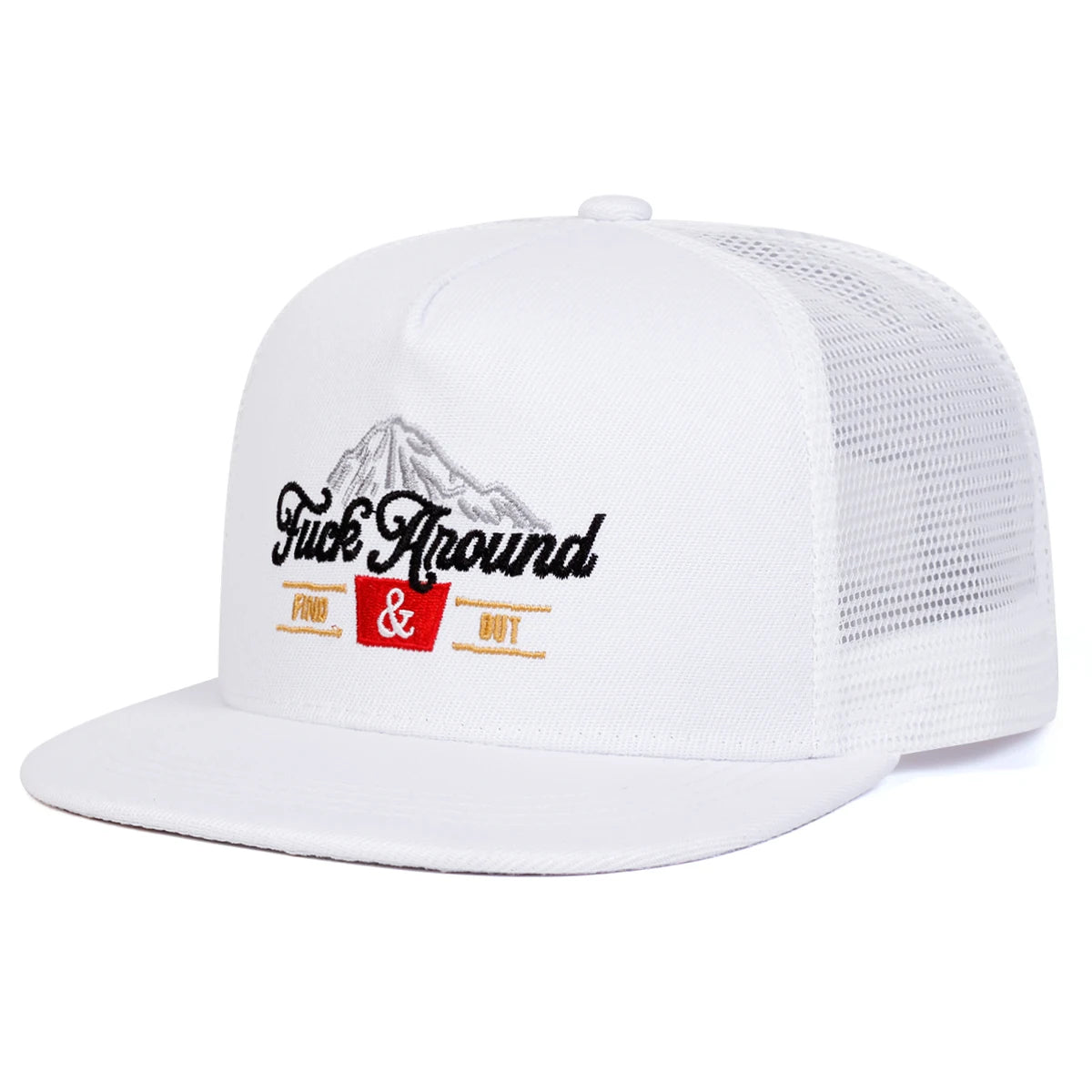 Unisex ANOUND Embroidery Mesh Baseball Cap Adjustable Casual Sports Hip Hop Hat