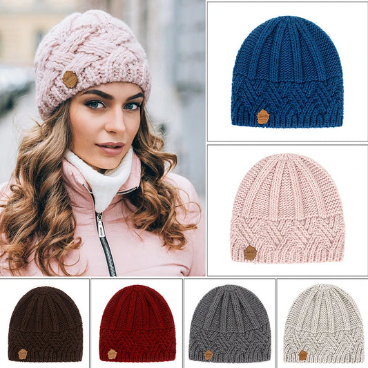 Autumn and Winter European and American Retro Knitted Hats
