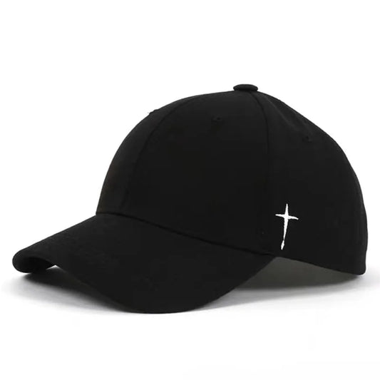 Unisex Simple Black Baseball Cap Adjustable Cotton Snapback Casual Hip Hop Dad Hat